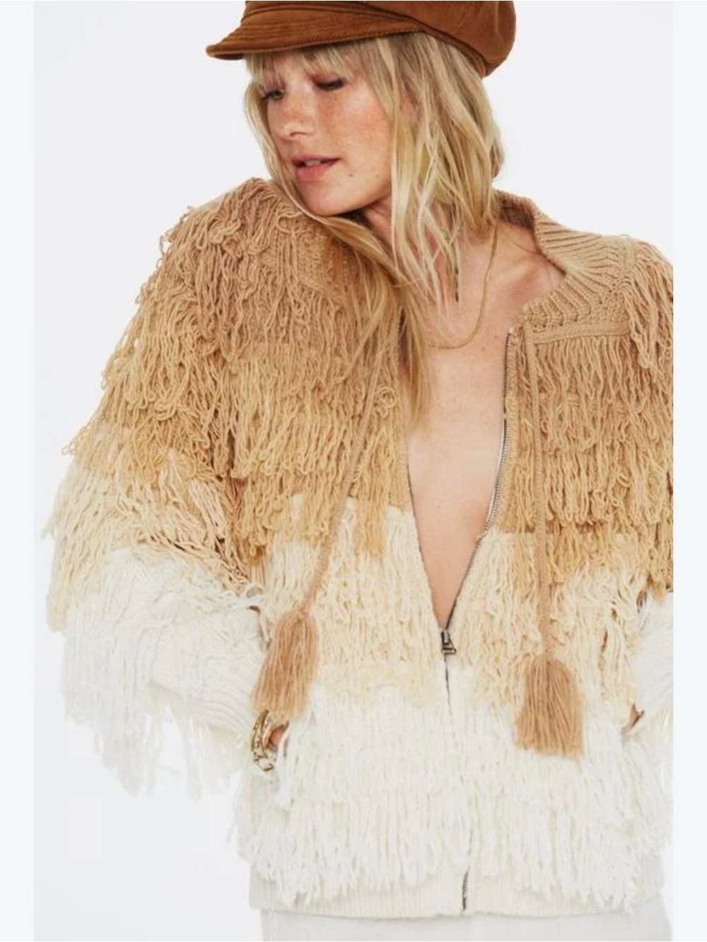 Jen’s Pirate Booty Berber Bomber jacket sweater cardigan M/L fall free people